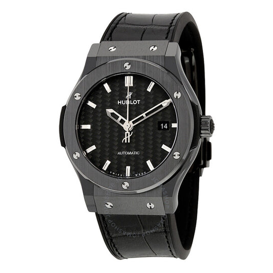 Hublot, Classic Fusion Automatic Black Dial Black Ceramic Men's Watch