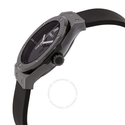 هوبلو، ساعة كلاسيك فيوجن أوتوماتيكية للرجال بمينا أسود