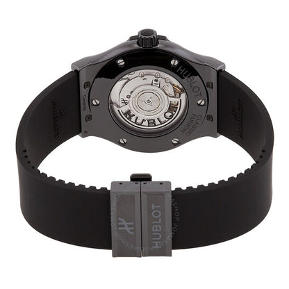 هوبلو، ساعة كلاسيك فيوجن أوتوماتيكية للرجال بمينا أسود