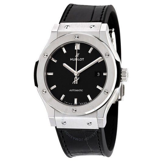 Hublot, Classic Fusion Automatic Black Dial Titanium Men's Watch 542NX1171LR