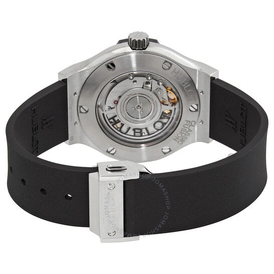 ساعة هوبلو كلاسيك فيوجن أوتوماتيكية بقرص أسود