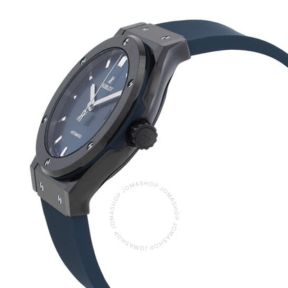 هوبلو، ساعة كلاسيك فيوجن أوتوماتيكية للرجال بمينا أزرق