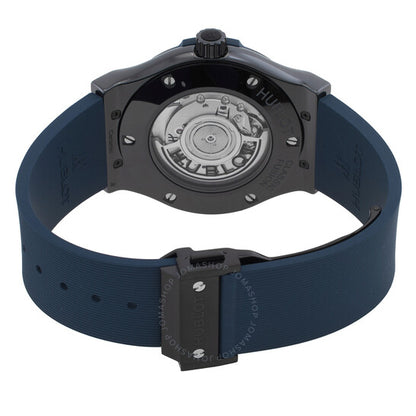 هوبلو، ساعة كلاسيك فيوجن أوتوماتيكية للرجال بمينا أزرق