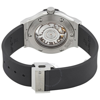 ساعة هوبلو كلاسيك فيوجن أوتوماتيكية بمينا رمادي للسيدات