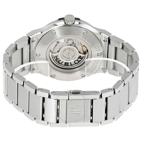 هوبلو، ساعة كلاسيك فيوجن أوتوماتيكية للرجال بمينا أسود