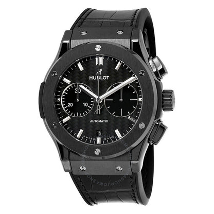 Hublot, Classic Fusion Black Ceramic Case Chronograph Watch