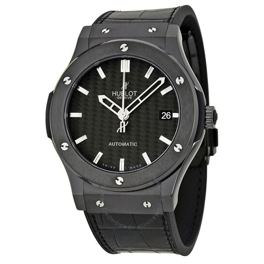 Hublot, Classic Fusion Black Dial Alligator Leather Men's Watch