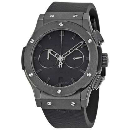 Hublot, Classic Fusion Black Dial Black Rubber Men's Watch