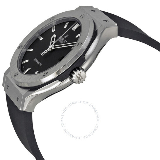 Hublot, Classic Fusion Black Dial Black Rubber Men's Watch
