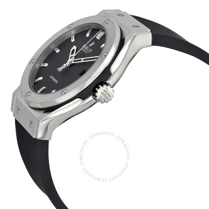 Hublot, Classic Fusion Black Dial Black Rubber Men's Watch