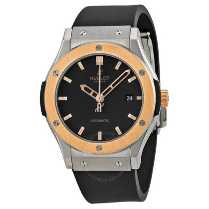 Hublot, Classic Fusion Black Dial Rubber Men's Watch