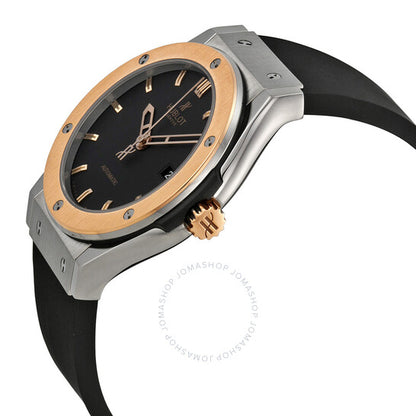 Hublot, Classic Fusion Black Dial Rubber Men's Watch