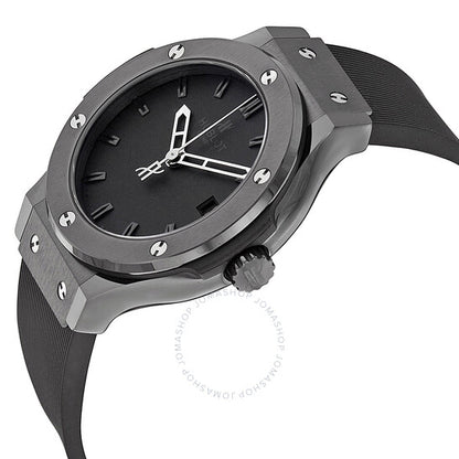 Hublot, Classic Fusion Black Dial Rubber Strap Men's Watch