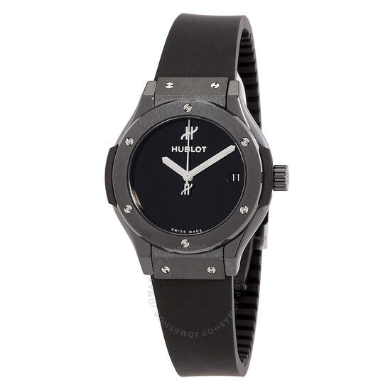 Hublot, Classic Fusion Black Magic Quartz Black Dial Watch