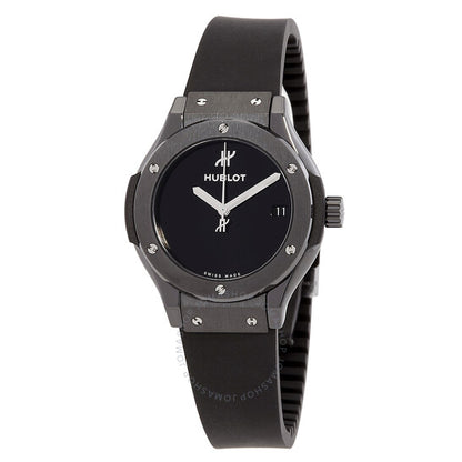 Hublot, Classic Fusion Black Magic Quartz Black Dial Watch