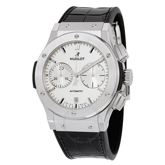 Hublot, Classic Fusion Chronograph White Opalin Dial Men's Watch