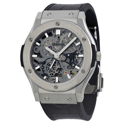 Hublot, Classic Fusion Hand Wind Skeleton Dial Men's Watch