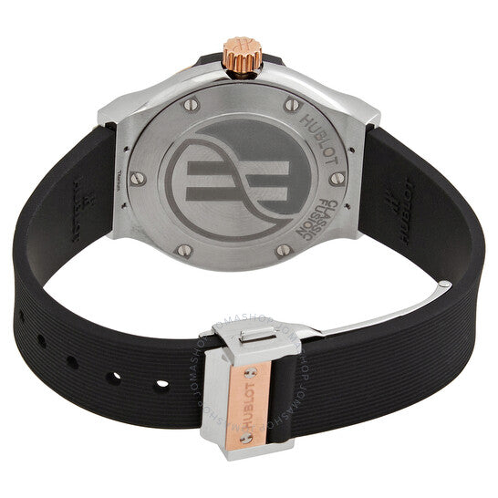 ساعة هوبلو كلاسيك فيوجن للسيدات بمينا أسود مطفي