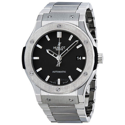 Hublot, Classic Fusion Mat Black Dial Titanium Men's Watch