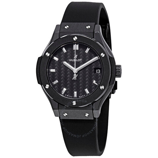 Hublot, Classic Fusion Mat Carbon Fiber Dial Ladies Watch
