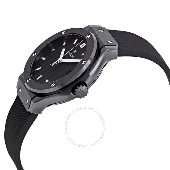 Hublot, Classic Fusion Mat Carbon Fiber Dial Ladies Watch