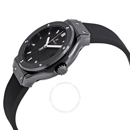 Hublot, Classic Fusion Mat Carbon Fiber Dial Ladies Watch