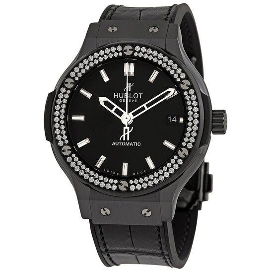 Hublot, Classic Fusion Men's Luxury Automatic Diamond Bezel Watch