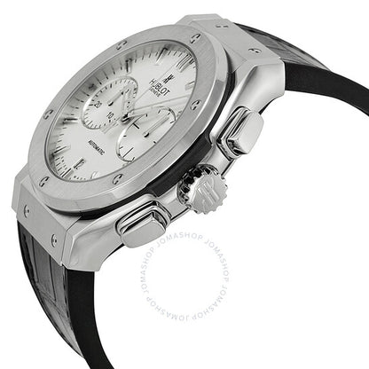 Hublot, Classic Fusion Opaline Dial Black Leather Men's Watch