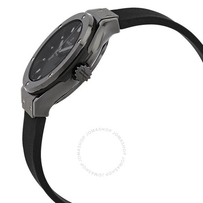 ساعة هوبلو كلاسيك فيوجن كوارتز بمينا سوداء للسيدات