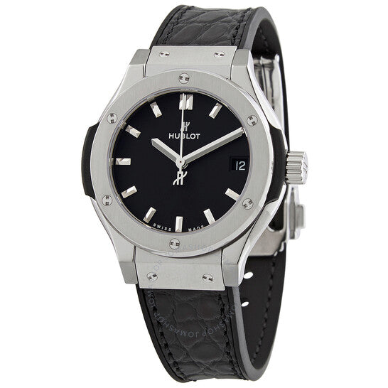 Hublot, Classic Fusion Quartz Black Dial Ladies Watch 581NX1171LR