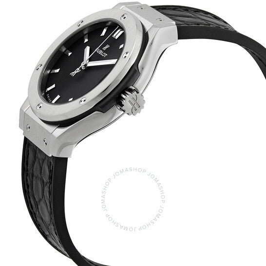 Hublot, Classic Fusion Quartz Black Dial Ladies Watch 581NX1171LR