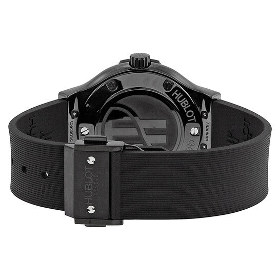 هوبلو، ساعة كلاسيك فيوجن كوارتز للرجال بمينا أسود