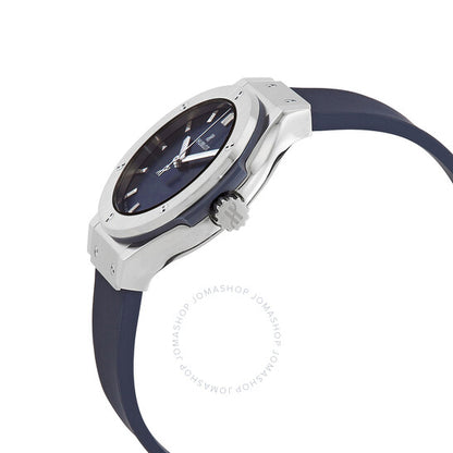 ساعة هوبلو كلاسيك فيوجن كوارتز بمينا زرقاء للسيدات