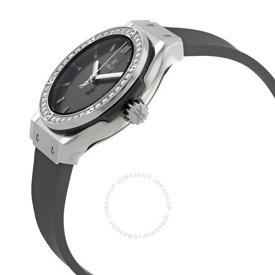 Hublot, Classic Fusion Quartz Diamond Grey Dial Ladies Watch