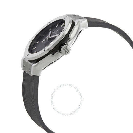 ساعة هوبلو كلاسيك فيوجن كوارتز بمينا رمادي للسيدات