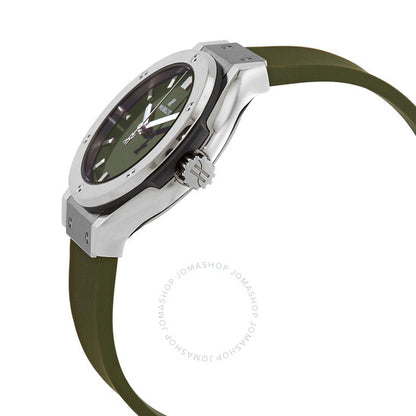Hublot, Classic Fusion Titanium Quartz Green Dial Ladies Watch