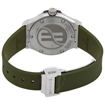 Hublot, Classic Fusion Titanium Quartz Green Dial Ladies Watch