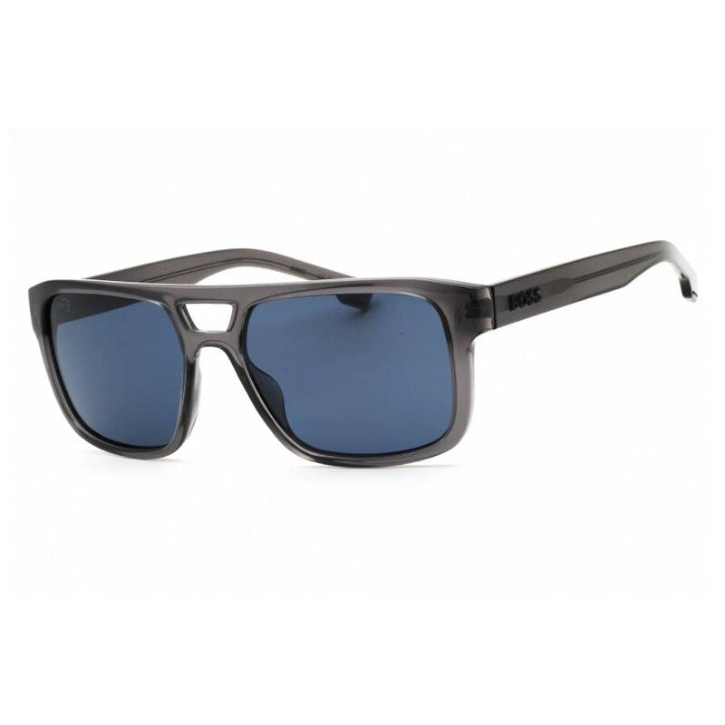Blue Rectangular Men's Sunglasses