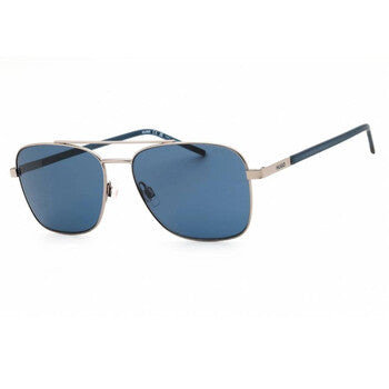 Blue Rectangular Men's Sunglasses