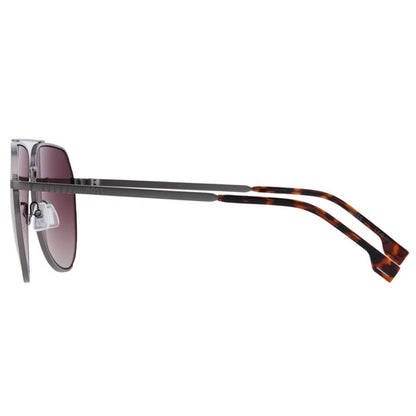 Brown Antireflex Pilot Men's Sunglasses