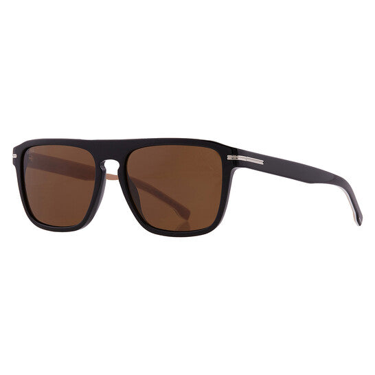Brown Browline Men's Sunglasses