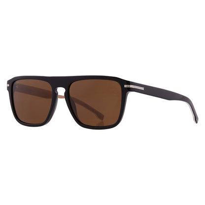 Brown Browline Men's Sunglasses