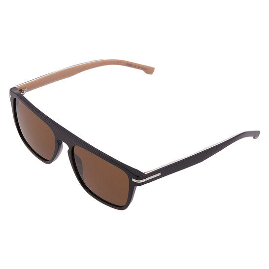 Brown Browline Men's Sunglasses