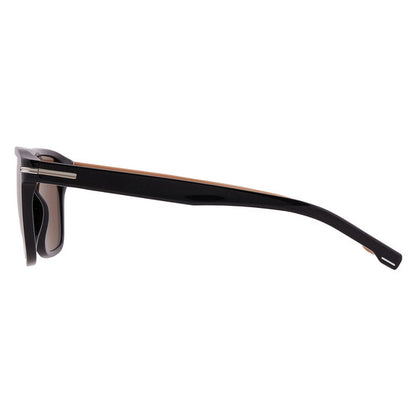 Brown Browline Men's Sunglasses