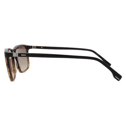 Brown Shaded Square Men's Sunglasses