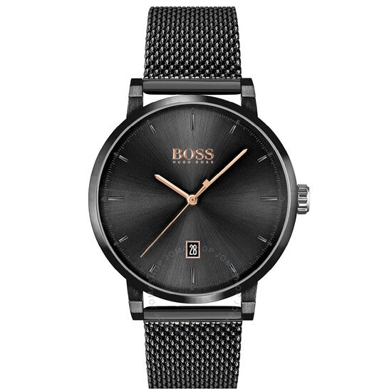 Hugo Boss, Confidence Black Dial Men's Watch