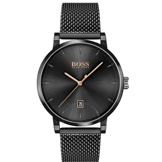 Hugo Boss, Confidence Black Dial Men's Watch