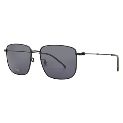 Dark Grey Square Men's Sunglasses