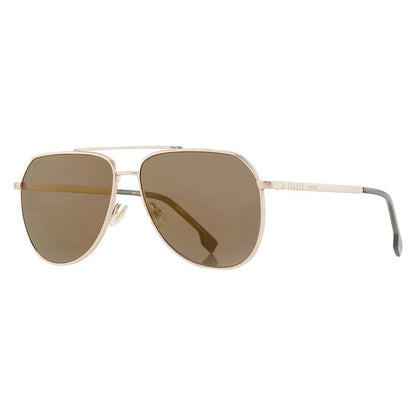 Gold Antireflex Pilot Men's Sunglasses