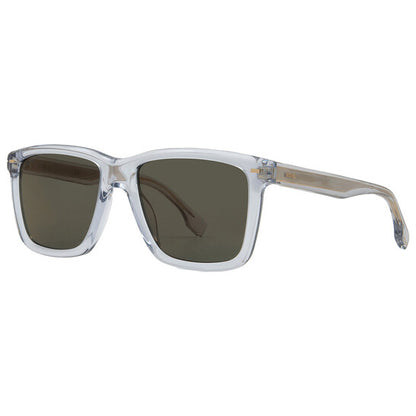 Green Gold Mirror Square Men's Sunglasses